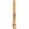 Ekena Millwork Redmond Rough Sawn Timber Gable Bracket, Western Red Cedar, 96"W x 48"H x 4"D x 6"F, 12/12 Pitch GBW096X48X0406RED00RWR - alternate 4